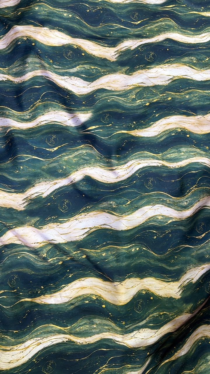 TERRA Verde, Silk fabric