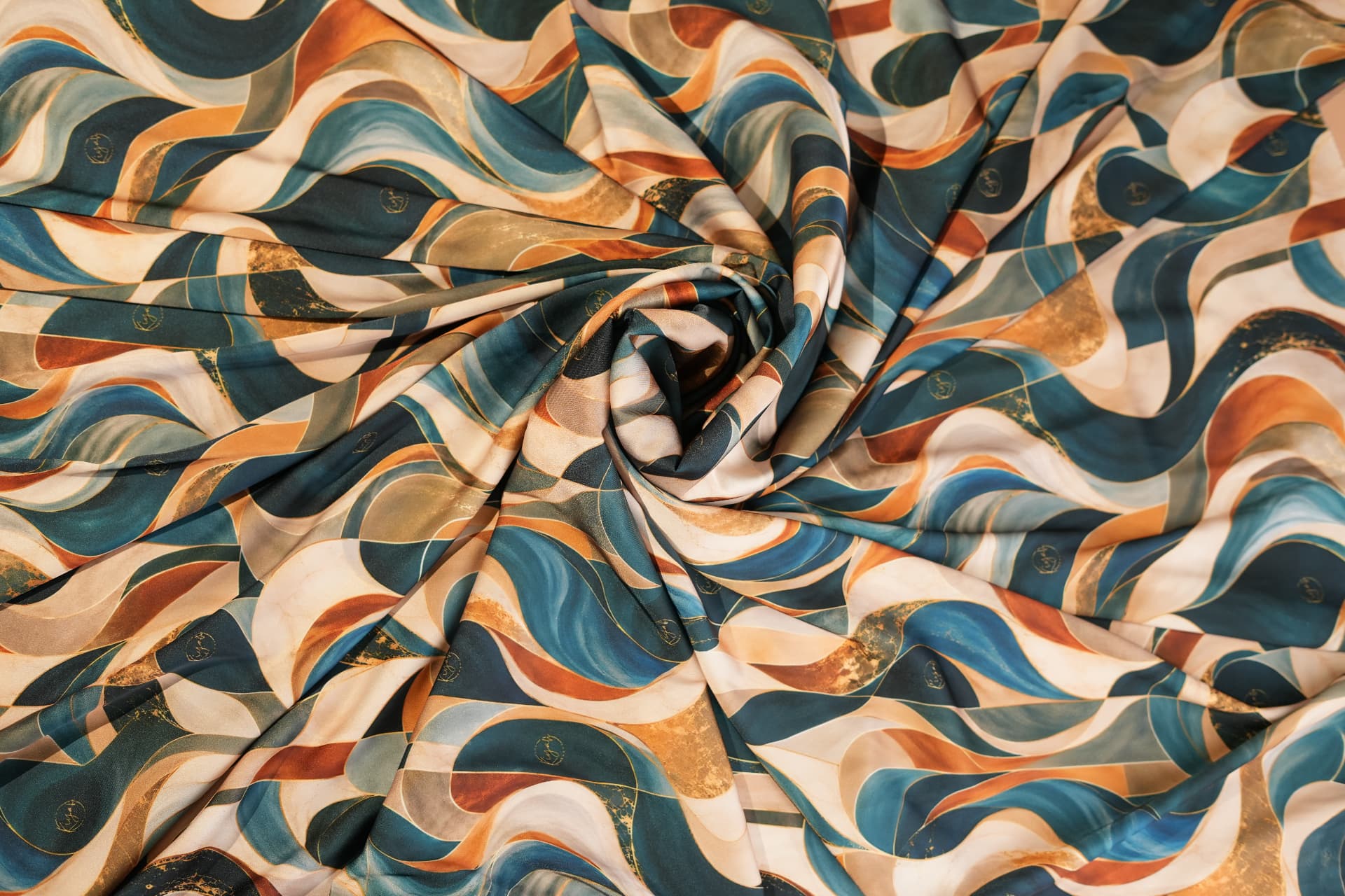 TERRA Azure, Silk fabric
