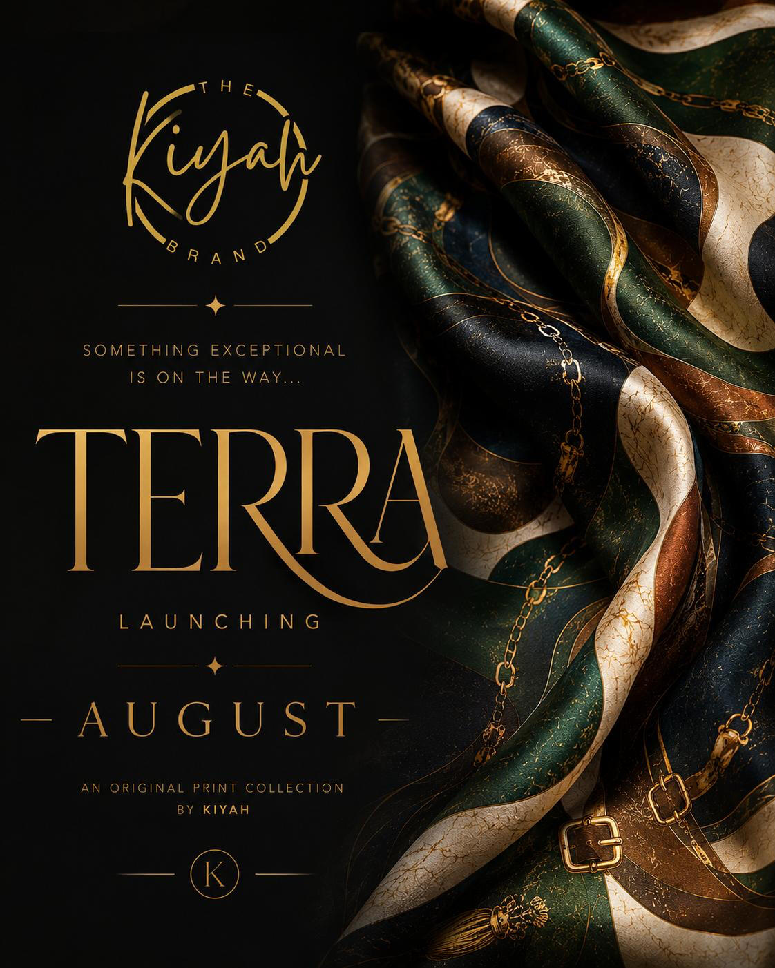 TERRA by TheKiyahBrand, original print collection launching August